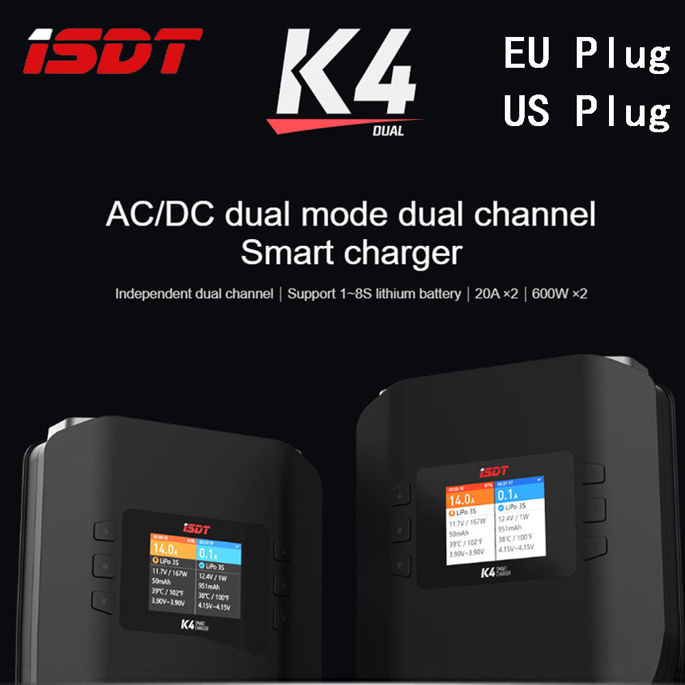 Isdt K4 Dual Lipo Charger - ISDT K4 1 ~ 8S بطارية