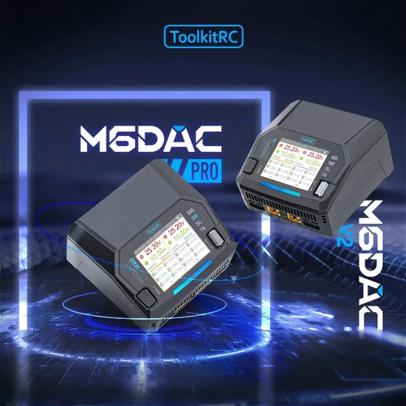 شاحن ذكي ثنائي القناة ToolkitR - مراجعة Toolkitrc M6Dac Smart Charger وسعره