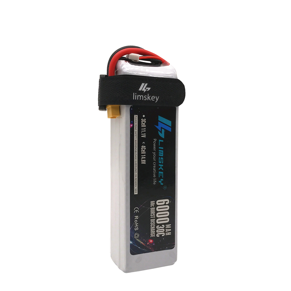 Lismkey 14.8 فولت 6000 مللي أم - مراجعة 4S Lipo Battery 14.8V 6000Mah وسعره