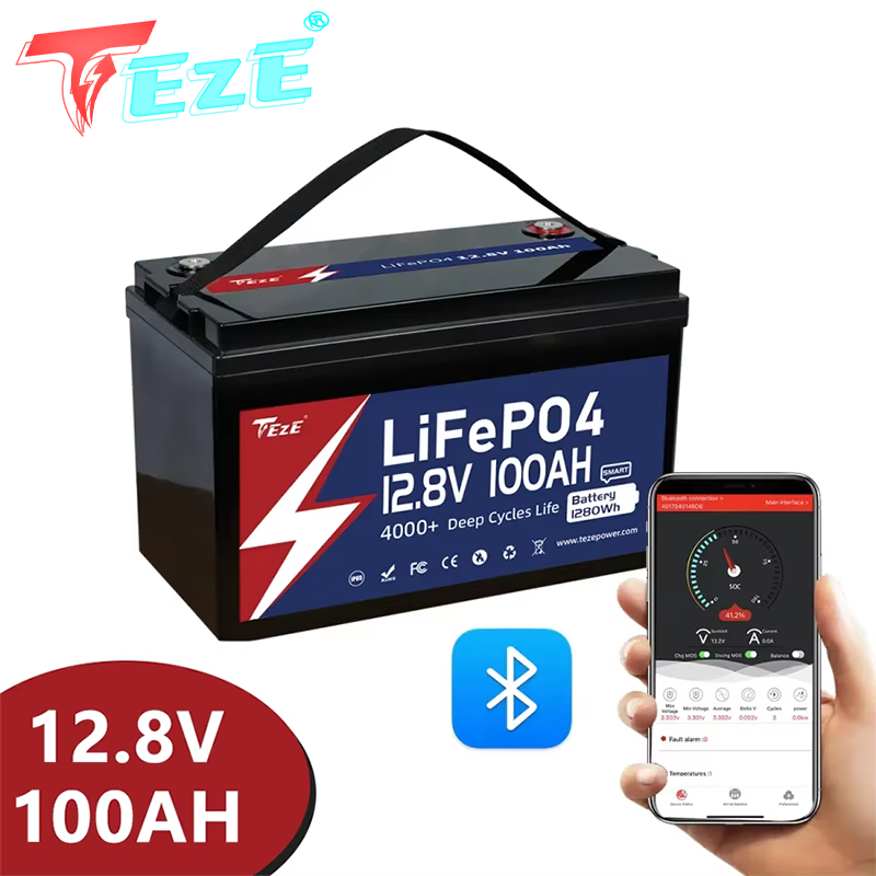 8000 دورة 12 فولت 24 فولت Life - مراجعة Lifepo4 12V 100Ah Bms Bluetooth وسعره