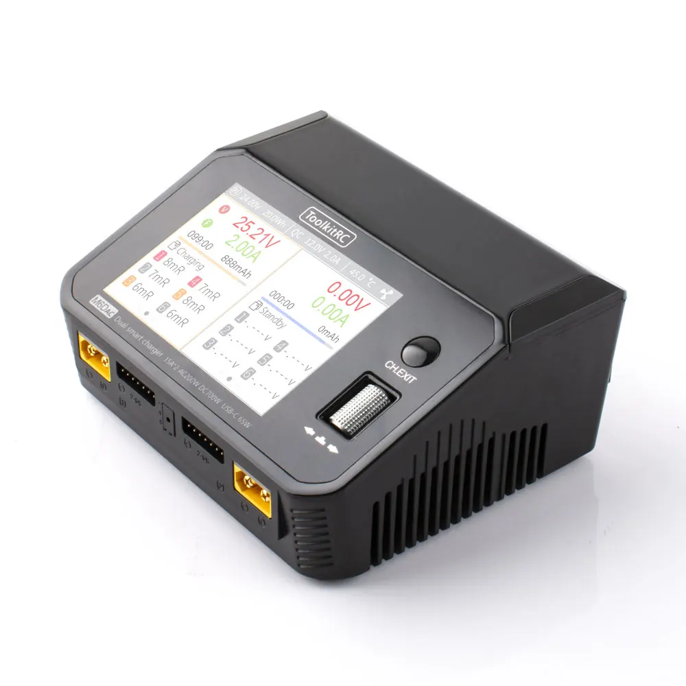 شاحن وتفريغ بطاريات ليثيوم بول - مراجعة Toolkitrc M6Dac Smart Charger وسعره