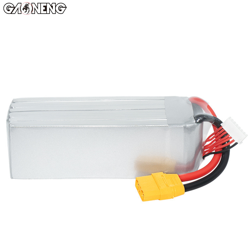 بطارية ليثي أصلية GNB 5000mAh  - مراجعة 6S Lipo Battery 22.2V 5000Mah وسعره
