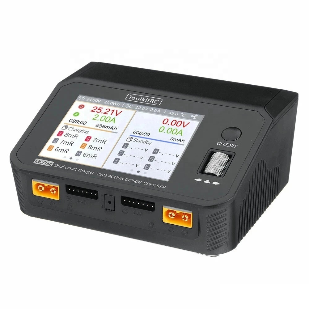 ToolkitRC M6DAC التيار المتناو - مراجعة Toolkitrc M6Dac Smart Charger وسعره