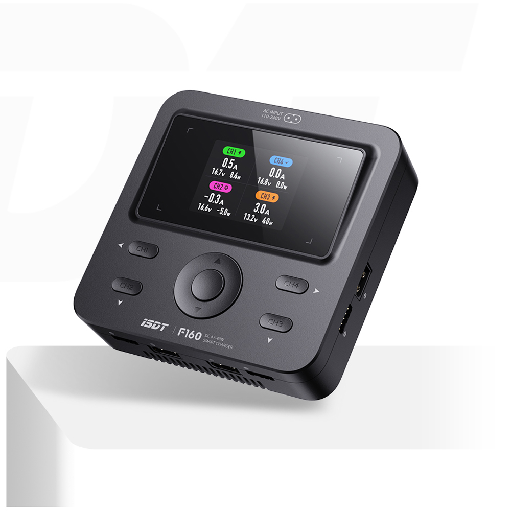 شاحن ذكي ISDT F160 رباعي القنو - مراجعة Toolkitrc M6Dac Smart Charger وسعره