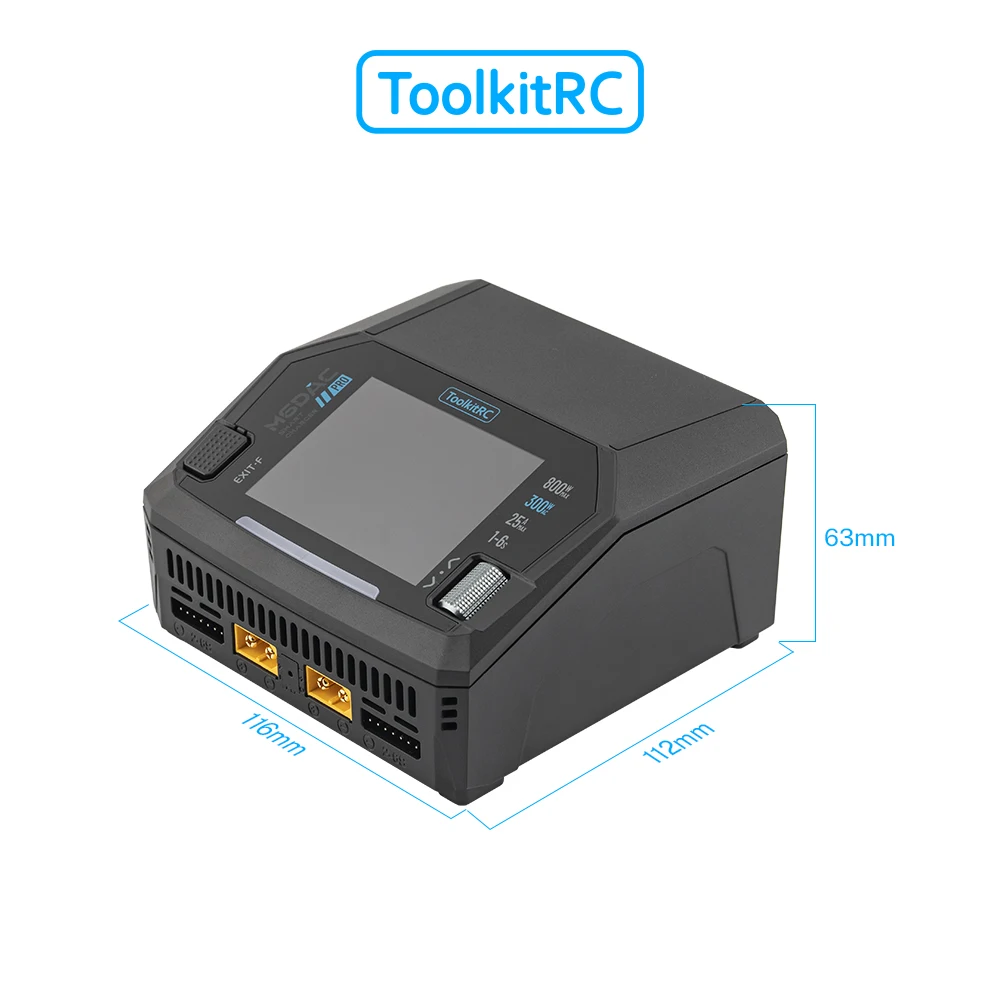 شاحن ذكي متوازن ثنائي القناة T - مراجعة Toolkitrc M6Dac Smart Charger وسعره