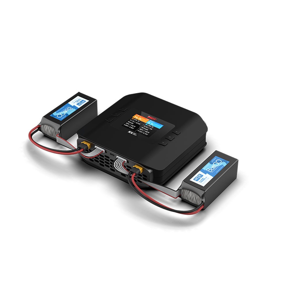 ISDT يبو بطارية شاحن ميزان مفر - مراجعة Isdt K4 Dual Lipo Charger وسعره